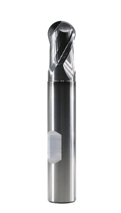 2 Flute Carbide Ball Nose for Stainless Steels
